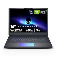 Alienware 16 Area-51 Gaming Laptop AA16250-16 WQXGA 240Hz Display, Intel Core Ultra 9-275HX, 32GB DDR5 RAM, 1TB SSD, NVIDIA GeForce RTX 5070Ti, Windows 11 Home, Onsite Service - Liquid Teal