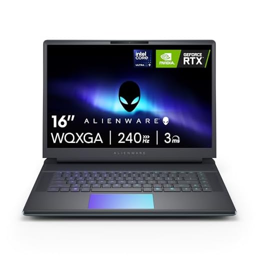 Alienware 16 Area-51 Gaming Laptop AA16250-16" WQXGA 240Hz Display, Intel Core Ultra 9-275HX, 32GB DDR5 RAM, 1TB SSD, NVIDIA GeForce RTX 5070Ti, Windows 11 Home, Onsite Service - Liquid Teal