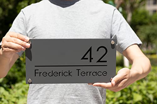 Aluminum Modern House Number For Outside, Address Number Plaque, Custom Address Sign,Personalized Sign #TOP7