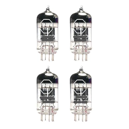 4 Pcs 12AU7 6189 ECC82 GAIN Matched Four (4) Vacuum Tubes -