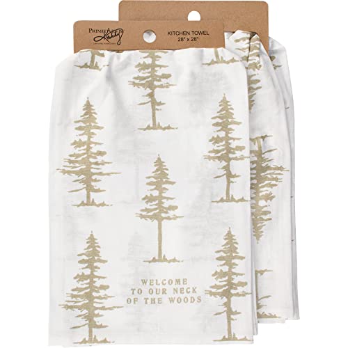 Primitives-by-Kathy-Welcome-to-Our-Neck-of-The-Woods-Decorative-Kitchen-Towel Primitives by Kathy Welcome to Our Neck of The Woods Decorative Kitchen Towel