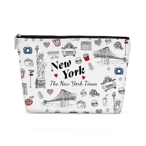 New York Makeup Bag, New York Gifts New York Lovers Gift NY Vacat...