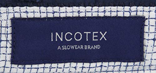 Incotex Navy Blue Other Cotton Blend Pants - Slim4