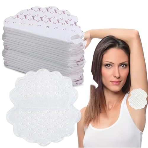 DOKRIN Antitranspirantes,30 piezas de parches antitranspirantes desechables, invisibles, duraderos y efectivos, que absorben el sudor de las axilas.