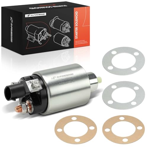A-Premium Starter Solenoid Compatible with Jeep, Dodge Models - WJ Series Grand Cherokee 1999-2002, XJ Series Cherokee 1999-2001, Dakota 1999-2002, TJ 1999-2004 -12V