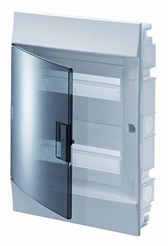 Abb-entrelec mistral41f - Caja empotrar mistral41 filas 850 36 módulos 2 filas puerta transparente