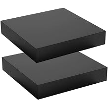 2Pcs Rubber Blocks Anti-Vibration Pads 80x80mm Thickness 20-40mm Hard Rubber Block for Anti-Slip, Shock Absorption,Protection,80 * 80 * 20mm 2pcs