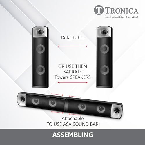 TRONICA Folk Audio Comet SubWoofer DigniFi 2.1 Bluetooth Home Theater System Speakers with Signature Sound FM/AUX/Pen Drive/Smart TV Support & Remote 2 41rztKWPcLL