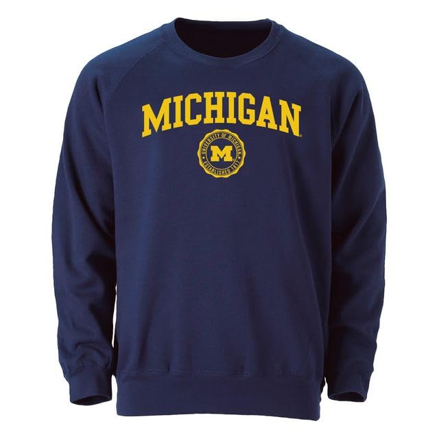 Barnesmith Crewneck Sweatshirt for College, Heritage Logo, Adult Unisex
