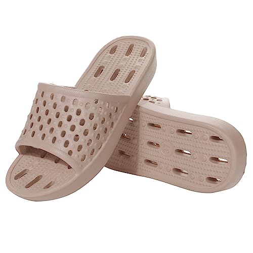 WOTTE Shower Sandals Women Quick Drying Bath Slippers Non Slip Dorm Shoes2