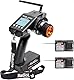 ATA HOBBY Radiolink RC4GS V3 (V2 Upgrade) 5 Kanal RC Funksender und 2 teiliger R6FG Empfänger mit Gyro 2,4 GHz 400M Fernbedienungsset für Auto/Boot/Crawler/Panzer/Drifting/Buggy mit Trageband