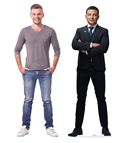 Image of Cardboard People Volodymyr Zelenskyy Life Size Cardboard Cutout Standup