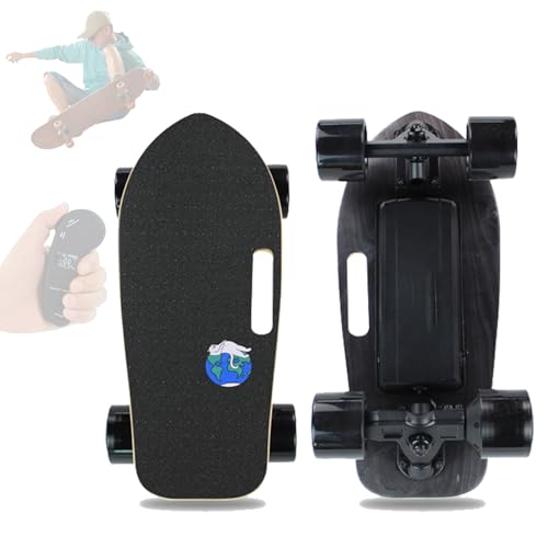 Pnpaea Elektro-Skateboard Mit Fernbedienung,Elektro Skateboard,Mit Fernbedienung,Maximale Belastung 100kg,Mobility Transport Tools FüR Erwachsene EarthCat-15kmRange