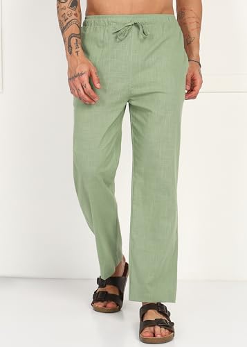 Image of Men's Cotton Linen Pajama
