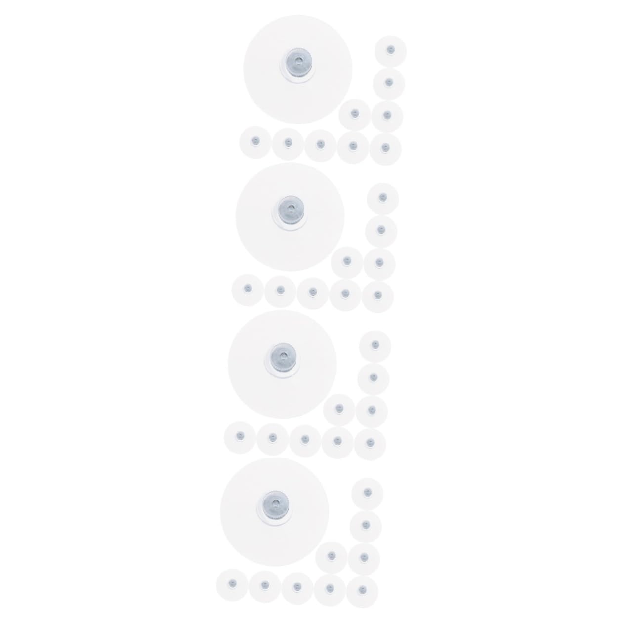 NUOBESTY 4 set Ventosa Antiscivolo Ganci A Ventosa Ganci Resistenti Rimovibili Per Cucina Piccole Ventose Ventose Per Finestre Per Per In Pvc 10 pezzi*4
