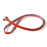 [ザリオグランデ] ネックストラップ 牛革 栃木レザー 日本製 ストラップ【ZAG-7012】 (オレンジ)