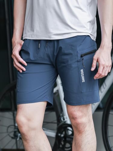 Shorts de ciclismo para hombre WOSAWE azul XL miniatura 3