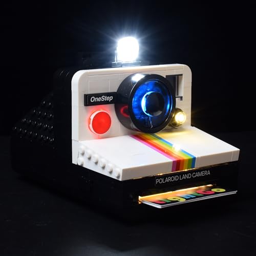 LightGo LED Lighting Kit Designed for Lego 21345 Polaroid OneStep SX-70 Camera Building Set - Not Include Model (Classic Version)