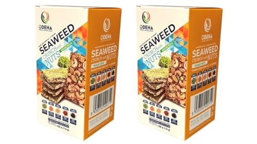 Image of 2 Packs - Seaweed Wasabi Nuts - Rong Bien Hat Vi Mu Tat - 4 Oz per Box with 2 Boxes per Order