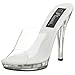 Pleaser Lip101/C/M, Escarpins Femme - Transparent (Clear), 41 EU