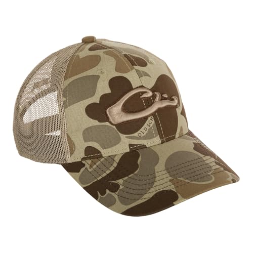 Drake Waterfowl 6-Panel Camo Mesh-Back Cotton Cap
