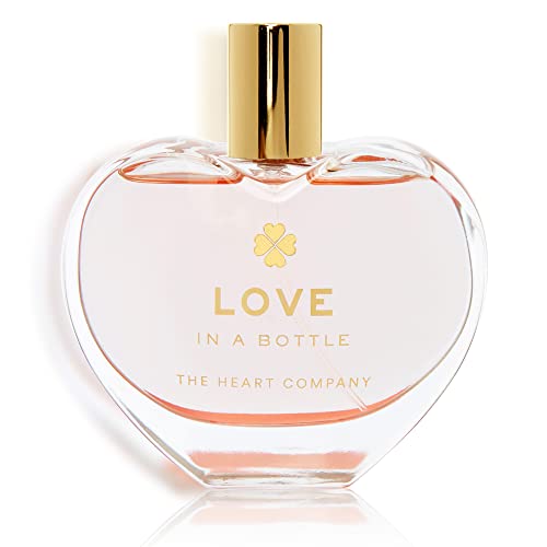 THE HEART COMPANY | Love in a bottle | Floral Sweet Perfume for women | Vegan Women’s Eau de Parfum | Romantic Fragrance Spray 75ml – 2.5 fl oz.