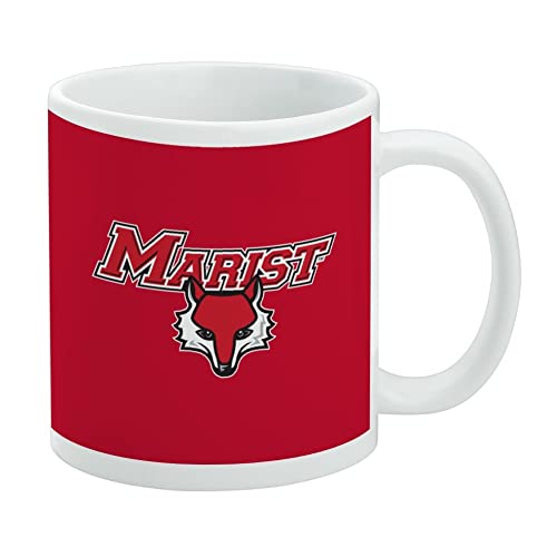 Marist College Red Fox Logo Ceramic Coffee Mug, Novelty Gift Mugs for Coffee, Tea and Hot Drinks, 11oz, White
