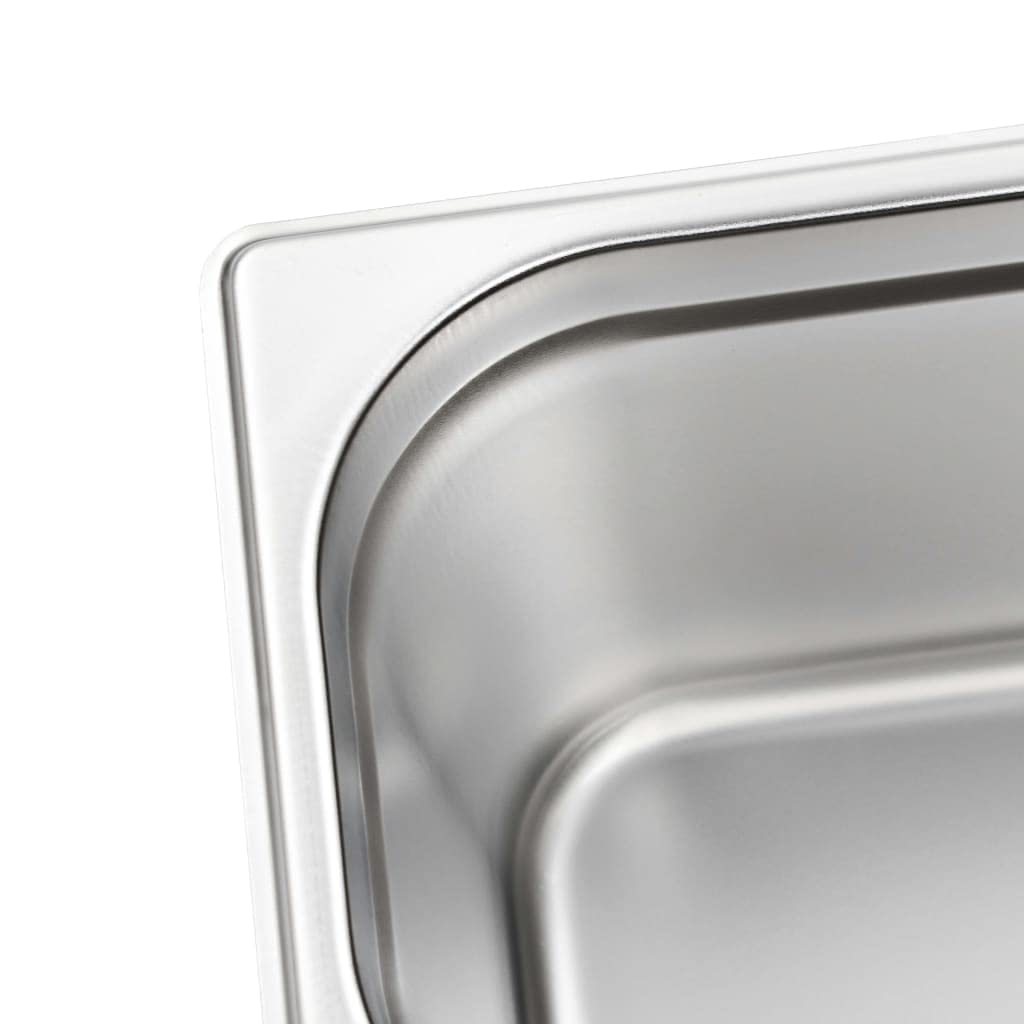 Bandejas Gastronorm 4 unidades GN 1/3 200 mm acero inoxidable,Casa y jardín,Cocina y comedor,Accesorios para aparatos de cocina,Accesorios para mesas de vapor,Cubetas para mesas de vapor-50897