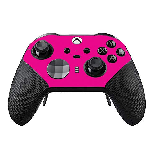 MightySkins Skin Compatible with Xbox Elite Series 2 Controller - Solid Hot Pink | Protective, Durable, and Unique Vinyl Decal wrap Cover | Easy to Apply, Remove, and Change Styles | Made in The USA