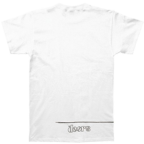 The Doors - Camiseta Solitary Estampado en Espalda para Adultos Unisex (XXL) (Blanco)