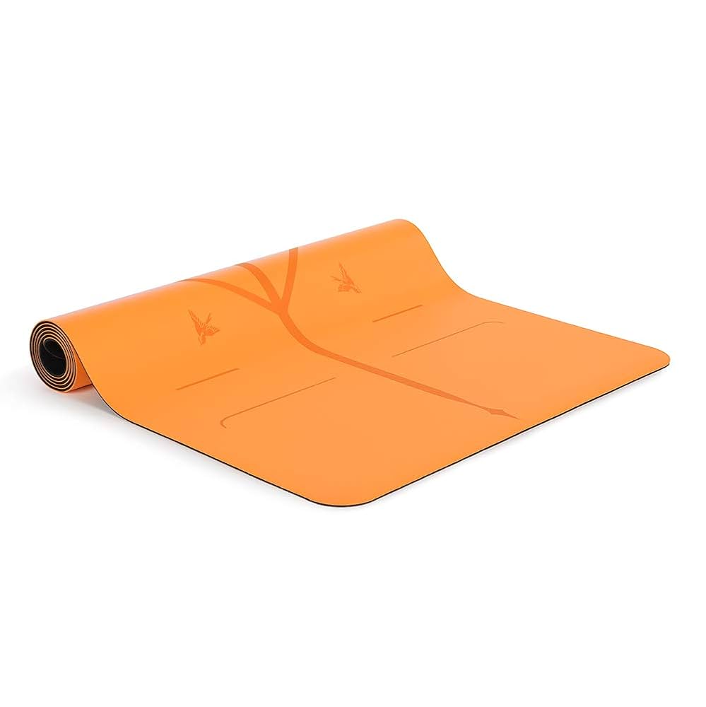 LIFORME ヨガマット 黒とオレンジ 収納バッグ付き LIFORME ヨガマット 黒とオレンジ 収納バッグ付き
