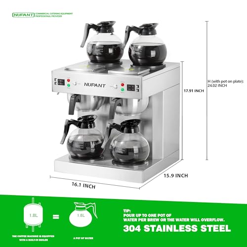 NUPANT Dual Drip 200 Cup/H Coffee Maker