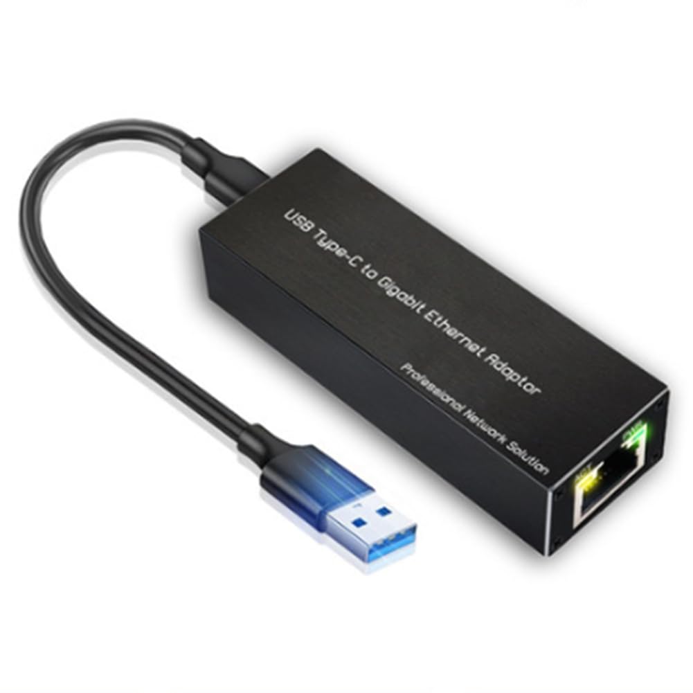 Gigabit USB-C vers RJ45 USB3.0 Type-C vers Carte Réseau RJ45 10/100/1000 Mbps