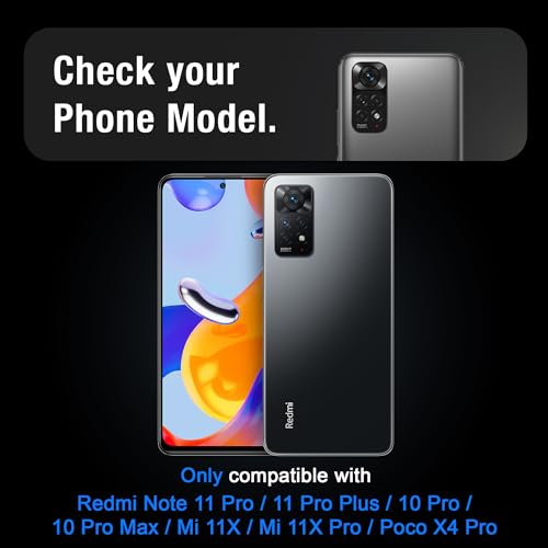 Image of Supershieldz NeoGuard HD+ Tempered Glass Screen Protector Guard for Redmi Note 11 Pro,11 Pro Plus,10 Pro,10 Pro Max,Mi 11X,Mi 11X Pro, Poco X4 Pro, 9H Hardness|Easy Installation Kit