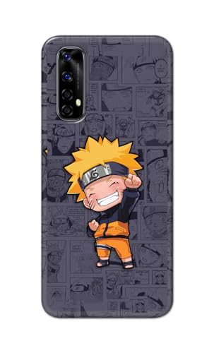 Image of PRINTFIDAA Plastic Printed Hard Back Cover Case For Realme Narzo 20 Pro | Realme 7 | Realme Narzo 30 4G Back Cover (Famous Anime Cartoon Character) -112, Multi