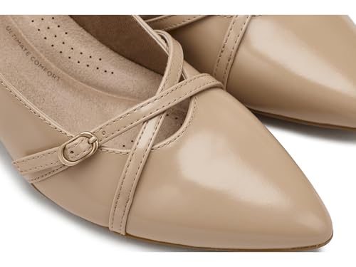 Clarks Collection Women's Kepley Star Pump, Beige Leather, 5 Medium US by Clarks - Used condition - Image 7