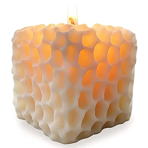 3D-Silikonform für selbstgemachte Bienenwachskerzen, Seife, Lotion, Bar, Fondant, Polymer,Ton, Süßigkeiten, Kuchendekoration Cover