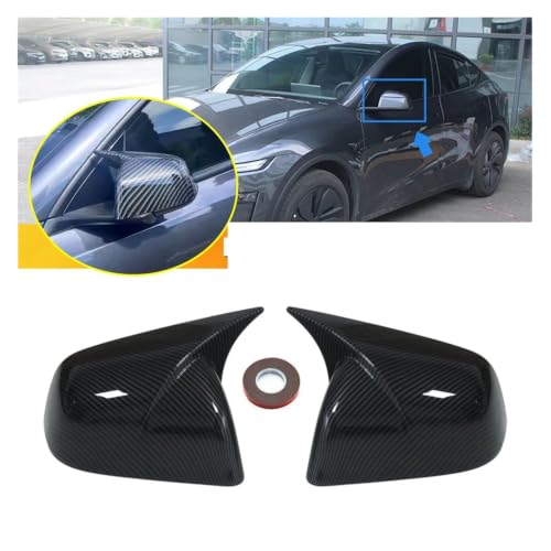 Couvercle de rétroviseur Tesla Model Y Juniper anti-rayure capuchon adhésif ABS