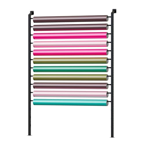 Support pour rouleaux de tissu en acier pour organiser votre atelier de couture