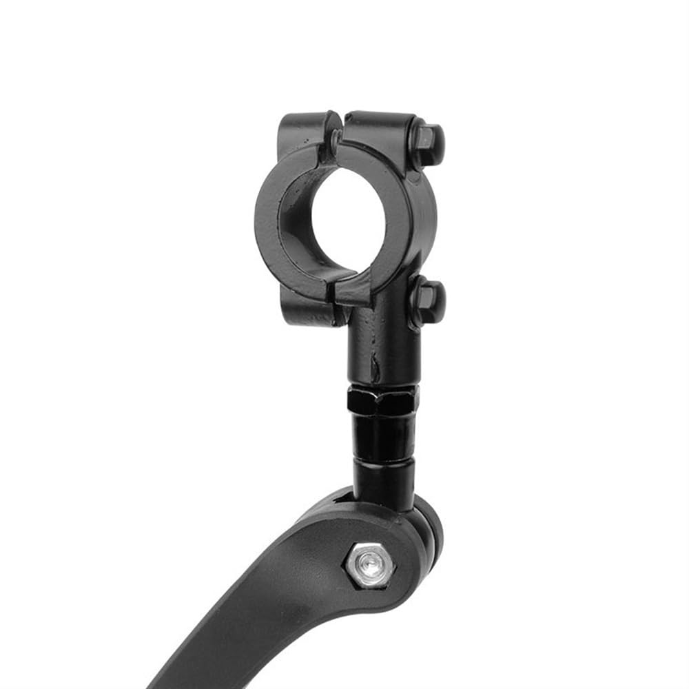 Espejo retrovisor para Bicicleta, Soporte de Metal para Manillar, Montaje Lateral, Reflector de visión Trasera para Bicicleta eléctrica y Scooter, rotación de pivote, le