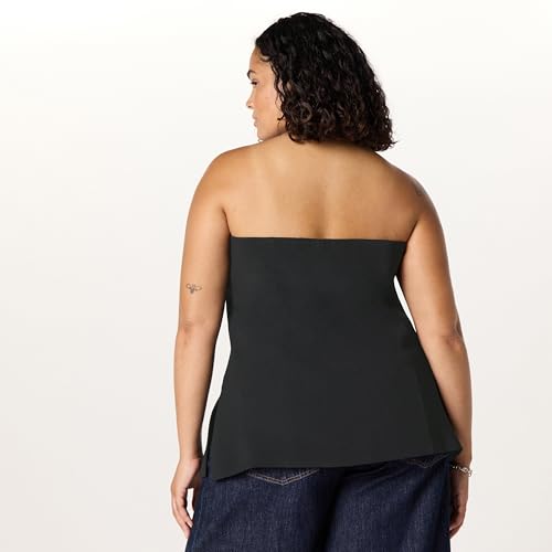 Image of The Drop womens Stowe Woven Strapless Tunic