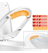 Pee Guard 4PCS Potty Training Pee Guard, Toilet Seat Splash Guard Prevent Peeing Splash, Strong A...