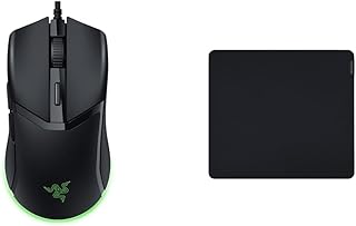 Razer Cobra Lightweight Wired Gaming Mouse with Chroma RGB & Gigantus V2 Large Soft Gaming Mouse Pad