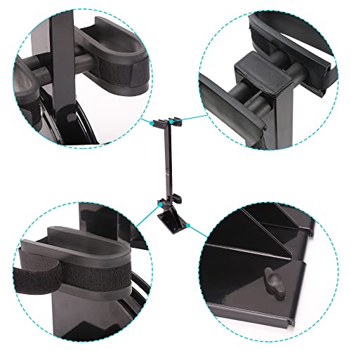 10L0L Universal Golf Cart Gun Holder for EZGO, Club Car, Yamaha, and UTV, Stand-Up Adjustable Floor Mount Gun Rack with Quick Release, Rifle & Hunting Gun Storage Accessory