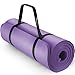 TRESKO Yogamatte Phthalatfrei - Gymnastikmatte rutschfest, Pilatesmatte Fitnessmatte mit Tragegurt, 185 x 60 x 1,0 cm