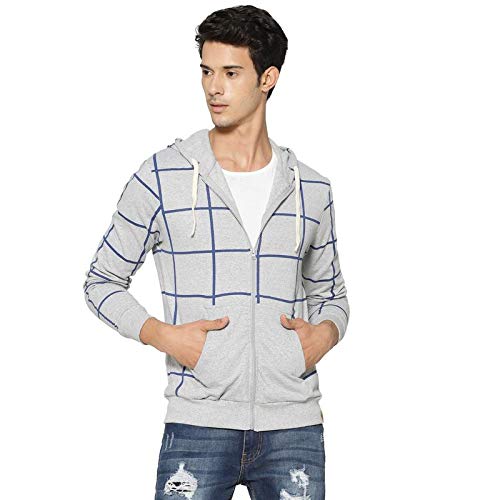 Full Sleeve Checks Men Sweatshirt