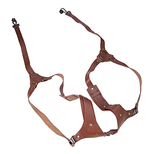 LFOZ Universeller Kamera-Schultergurt aus Leder, verstellbar, Kameragurt für Fotografie, Zubehör, Schuhtasche, Reise