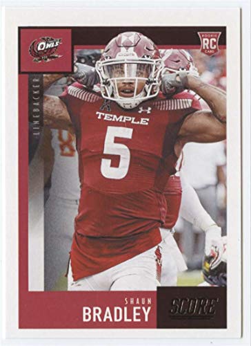 2020 Score #373 Shaun Bradley RC Rookie Temple Owls Football Trading Card
