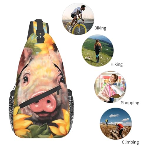Bolso cruzado Smiling Cross para hombres y mujeres miniatura 6