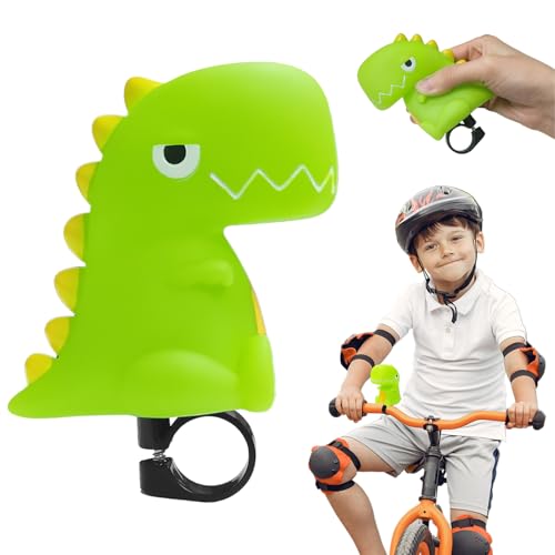 Chingcoo Dinosaurier Fahrradklingel Kinder Hupe Kinderfahrrad Fahrradhupe...